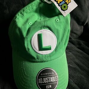 Super Mario and Luigi Baseball Cap with Adjustable Strap